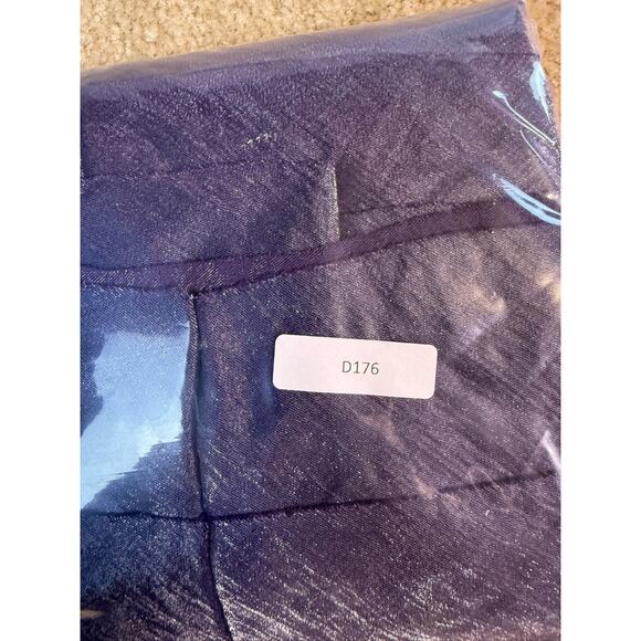 London Times Women Purple Dress Size 8 Floral Ruched Midi Sleeveless D176 - Picture 13 of 13